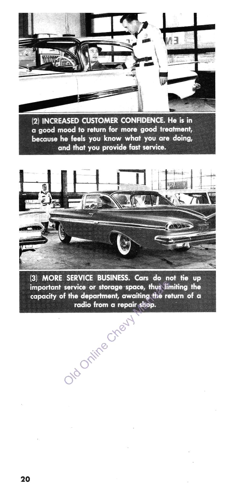 1959 Chevrolet Rapid Radio Checks Booklet Page 8